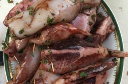 Stuffed calamari